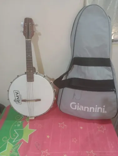 Banjo Elétrico RMV (Cebola) + Capa Giannini