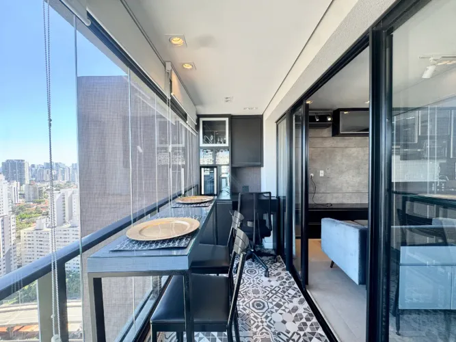 Apartamento para venda em Campo Belo com 1 quarto, 38m²