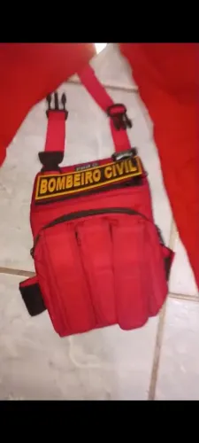 Kit Completo Bombeiro Civil - Uniforme + Coturno + Bolsa + Boné