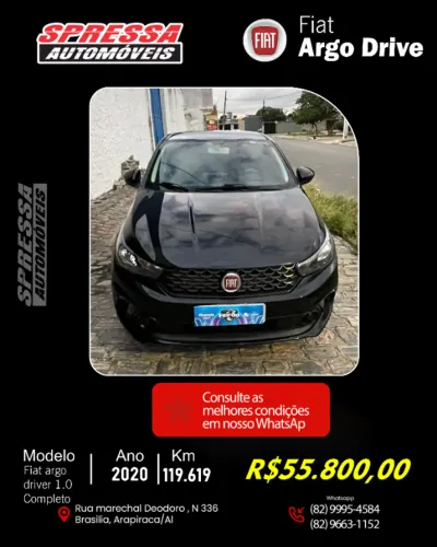 Fiat Argo Drive 1.0 6V Flex 2020