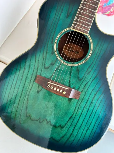 Violão crafter coreano marine sunburst translúcido
