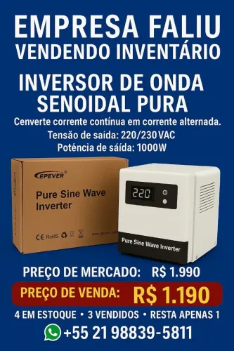 INVERSOR DE ONDA SENOIDAL PURA
