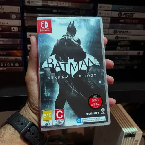 Batman Trilogia Arkham Lacrado de Nintendo Switch