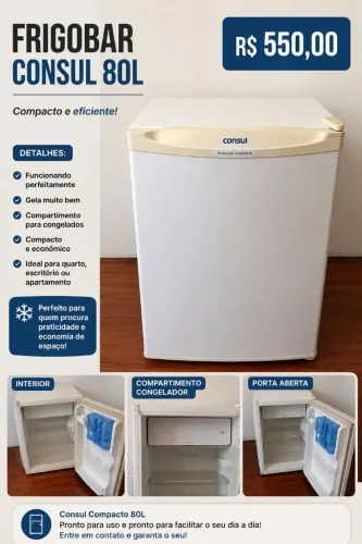 Frigobar Compacto - Excelente Estado
