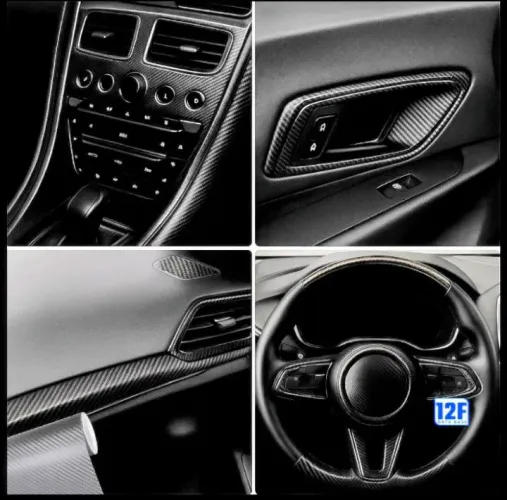 Fita Adesiva Fibra de Carbono 3D Automotiva - Estilo Premium e Proteção