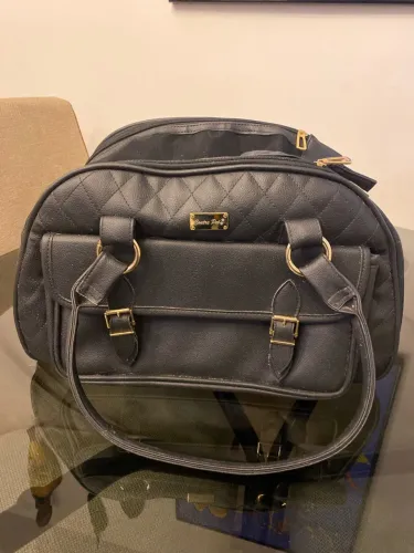Bolsa transporte pet couro
