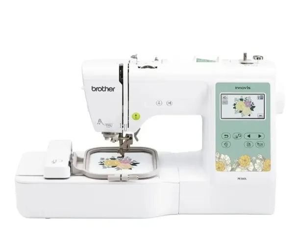 Máquina De Bordado Brother Autovolt - PE560LBRDV Área 10x10cm