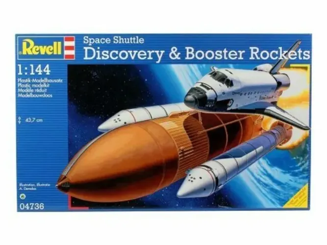Kit de plastimodelismo Space Shuttle Discovery & Booster Rocket