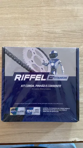 Kit relação riffel titan/fan 150/160. A pronta entrega.