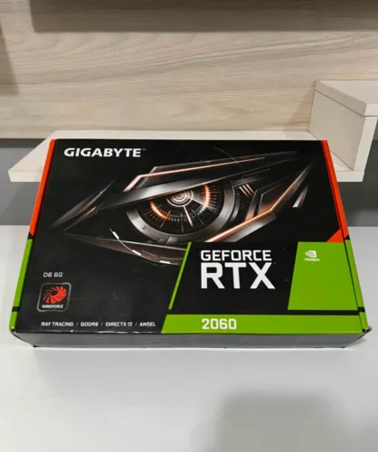 Placa de Vídeo RTX 2060 6GB Gigabyte - Semi Nova com Nota Fiscal