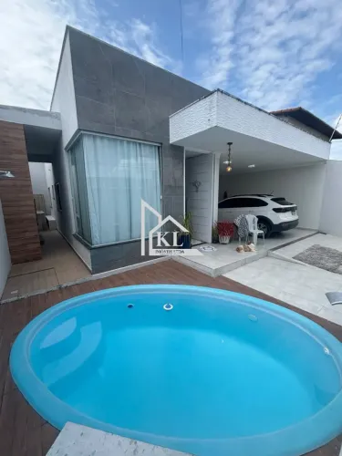 Casa - Semi Mobiliada 3 quartos(2 suites) - Piscina no Caminho do Sol