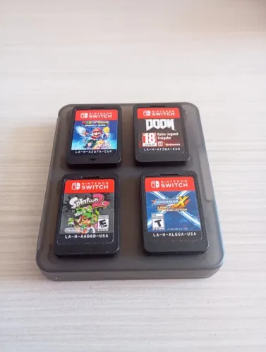 Jogos de Nintendo switch 1 (Mario +Rabits, Splatoon, doom 2016, lego ninjago e megaman x)