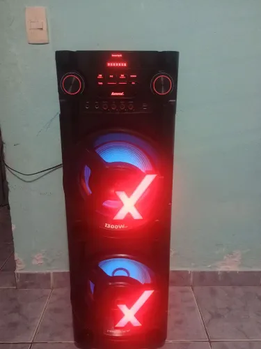Caixa de som amvox 1300watss de potencia