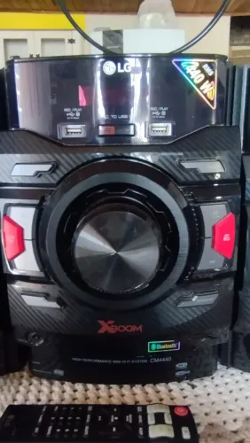 Mini System LG Xboom CM4440 440W RMS Bluetooth Dual USB c/ Comando