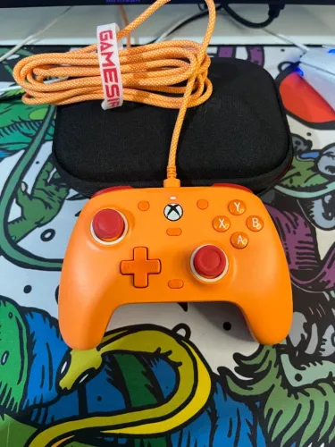 Controle GameSir G7 SE Vibrant Orange Xbox/PC Original Impecável