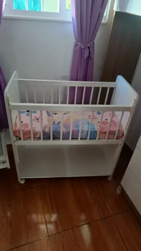 Mini berço com colchão