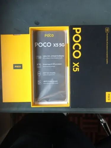 Vendo Xiaomi Poco X5 5G Global 8gbram 256gb armazenamento preto
