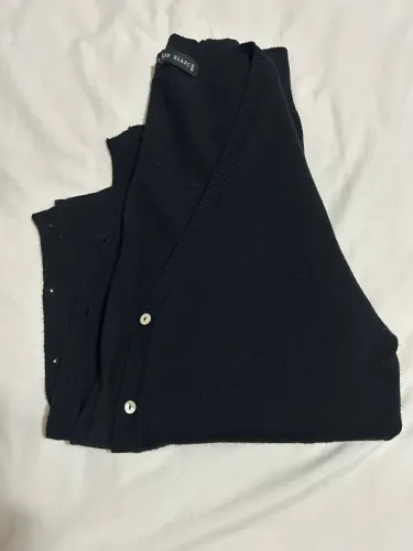 Cardigan Le Lis Blanc Tricot Preto semi novo