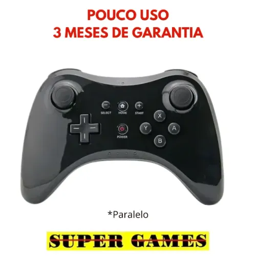 Controle Pro Paralelo Wii U, AvaliamosTroca, loja física desde 2004,
