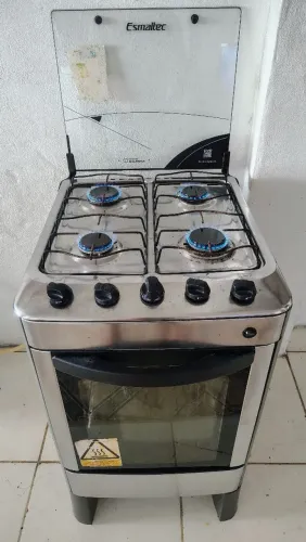FOGÃO ESMALTEC INOX - ENTREGO