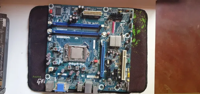 Placa mãe intel dh55pj+processador i5 750