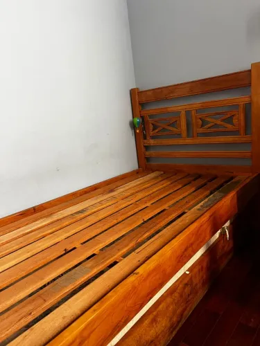Cama bicama solteiro madeira de demolição D?marco 
