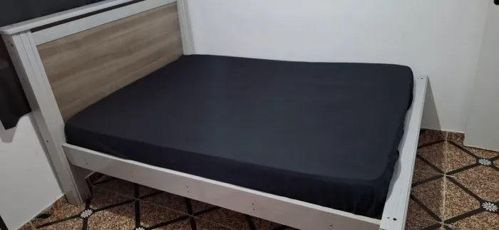 Cama e Colchão de Casal Extra firme