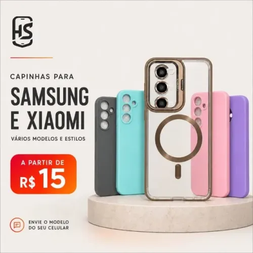 Capinhas para Samsung e Xiaomi | Vários Modelos