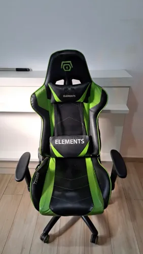 Cadeira Gamer Elements Terra - Ergonômica com Almofadas Cervical/Lombar