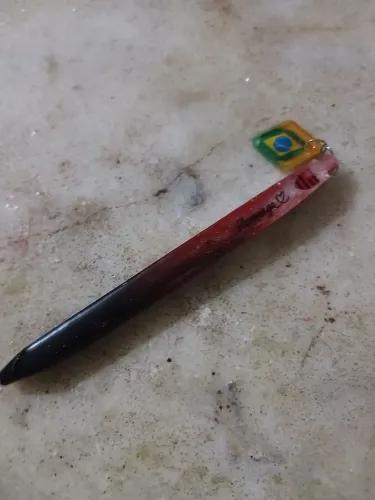 Caneta ee resina Flamengo personalizada