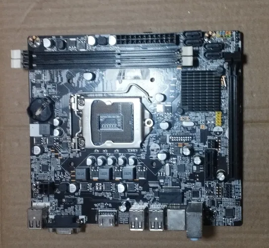 Placa-mãe H61 LGA 1155 - Liga, Não Dá Vídeo - Reparo/Sucata