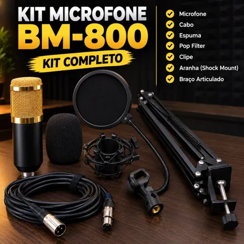 Kit microfone bm800