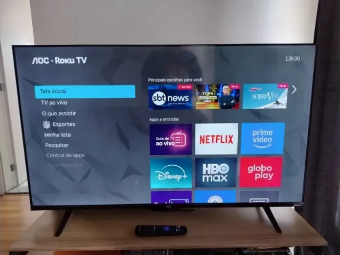 Smart Tv Aoc Led 50" 4k Wi-fi Roku Tv 50U7045/78G