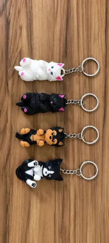 Chaveiros animais personalizados 