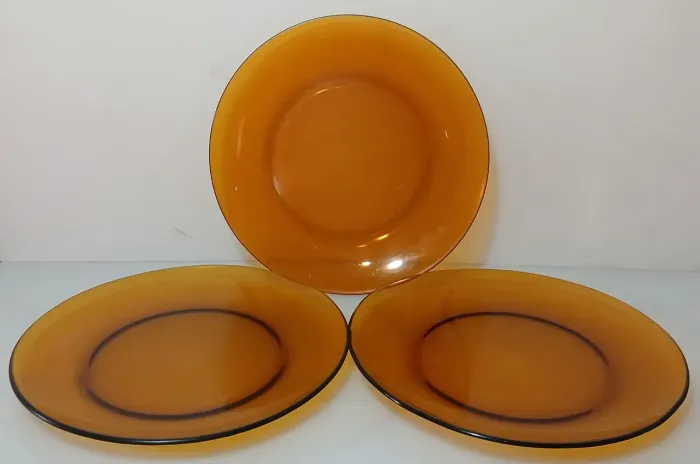 Kit com 3 pratos rasos duralex 22,5cm