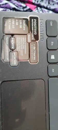 Notebook Positivo Motion Gray - 128GB SSD - Super Leve e Bem Conservado