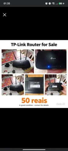 ? Roteador TP-Link TL-WR940N - 450Mbps - 3 Antenas - Excelente Estado!