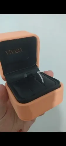 ANEL DE NOIVADO VIVARA TAM 18