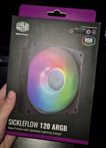 Fan Cooler Master Sickleflow 120 ARGB - Seminova