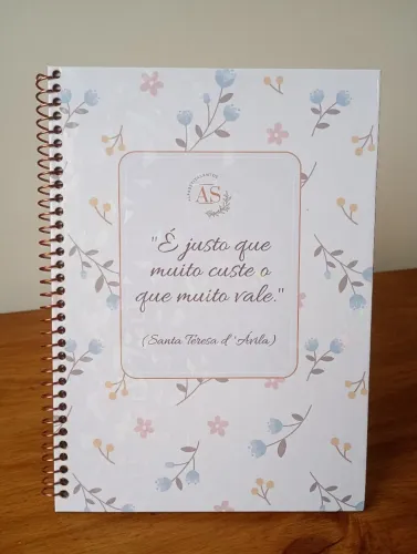 Cadernos de anotações Santa Teresa D' Ávila