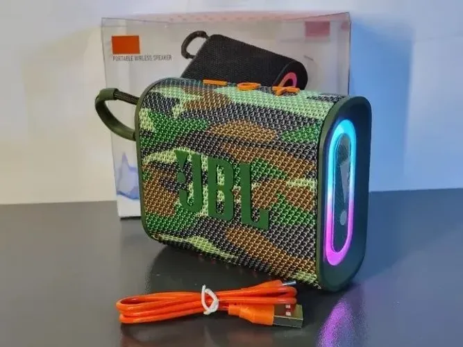 Caixa de Som bluetooth com Led