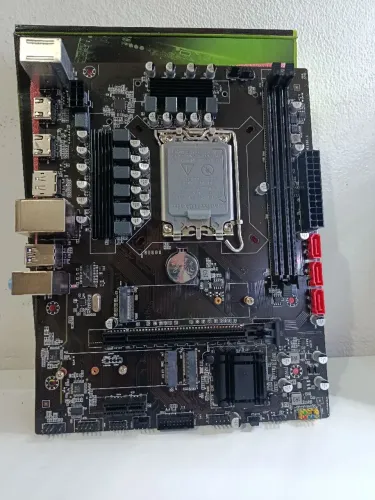 Placa mãe gamer H610 12 geração DDR4 pci 5.0