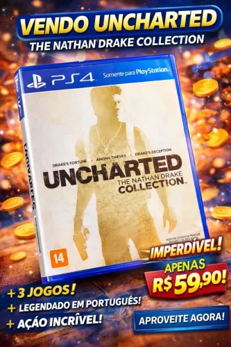 Vendo jogo PS4 Unchard