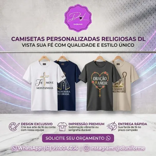 Camisetas Personalizadas - Religiosas - Congresso - Retiros