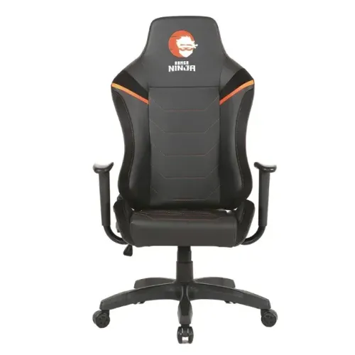 Cadeira Gamer Ninja Edição Especial Madara, Reclinável, 4D, Preto e Laranja