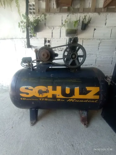 compressor schulz 175 litros 2 hp usado