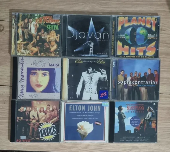 Cds diversos a 5 reais cada