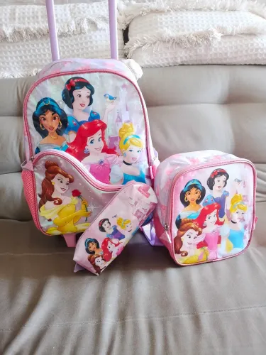 Kit de mochila das Princesas da Disney
