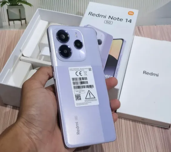 CELL XIAOMI REDMI NOTE 14 5G (NFC) 08+256 LACRADO ENTREGAMOS GRÁTIS