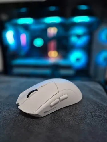 Mouse Sem Fio Gamer Smailwolf RS7 White PAW3311 Tri-Mode